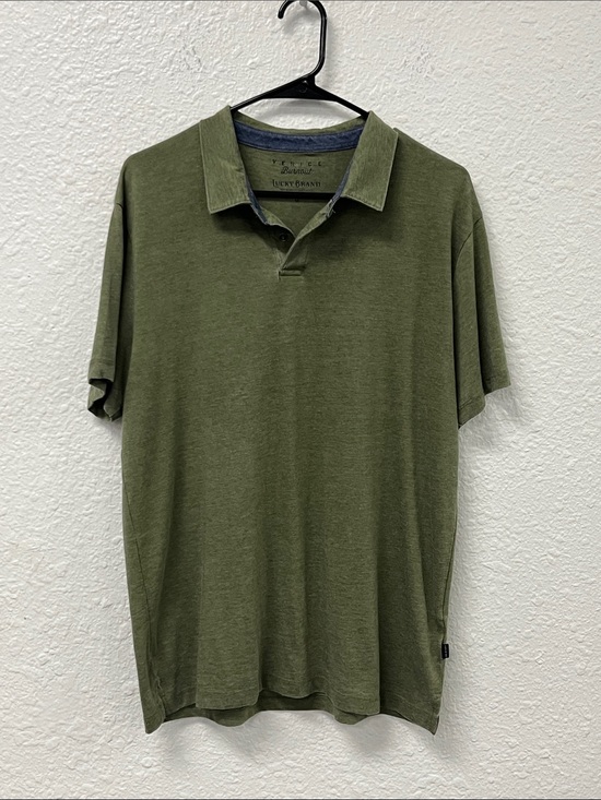Lucky Brand Other - Lucky Brand Olive Green Short-Sleeve Polo
#1280